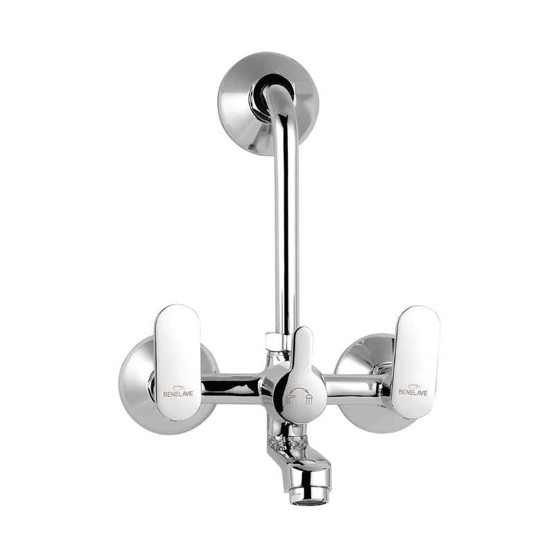 Benelave By Hindware Volga Wall Mixer With Provision For Overhead Shower| Hot And Cold Water Mixer Benelave By Hindware Volga Wall Mixer With Provision For Overhead Shower| Hot And Cold Water Mixer