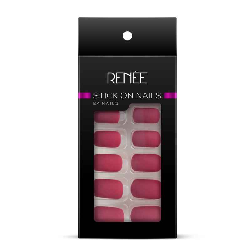 Renee Stick On Nails Mtn 01| 24 Reusable Artificial Fake Nail Set