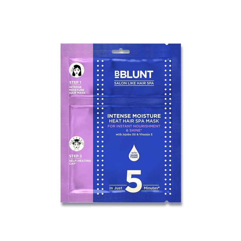 BBlunt Intense Moisture Heat Hair Spa Mask With Jojoba Oil & Vitamin E BBlunt Intense Moisture Heat Hair Spa Mask With Jojoba Oil & Vitamin E