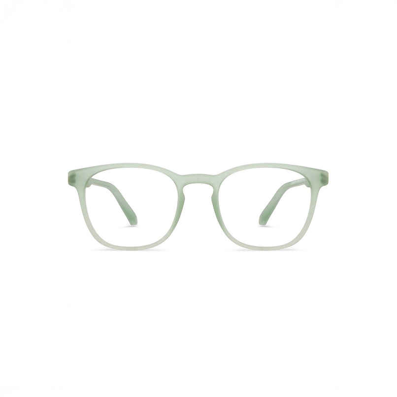 Lenskart Hustlr Unisex Solid TR90 Computer Glasses | Jade Green - M