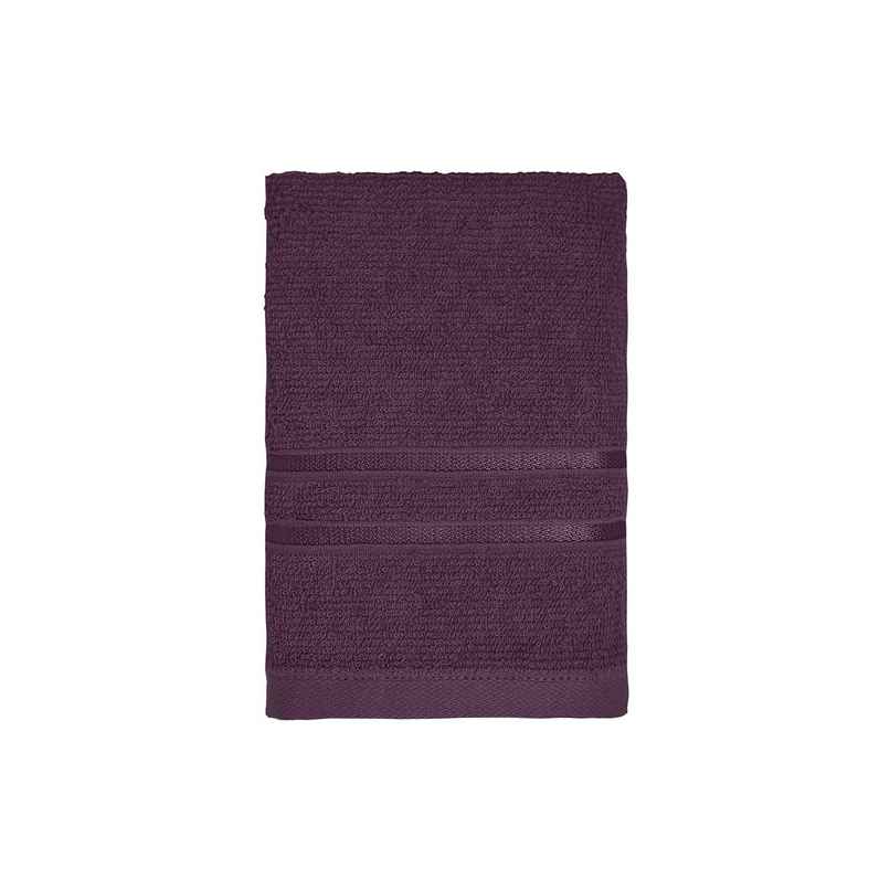 Home Elegance by myTrident Comfort Living 100% Cotton Hand Towel Set | 40cm x 60cm | 400 GSM | Black Currant