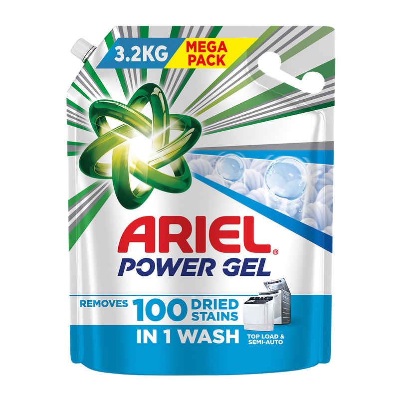 Ariel Power Gel Liquid Detergent for Top load washing machine