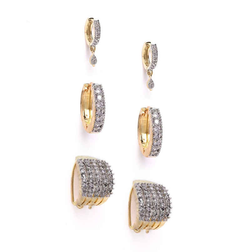 Youbella Womens Combo Of Trendy Earrings(Ybecb - 08 - Fon)