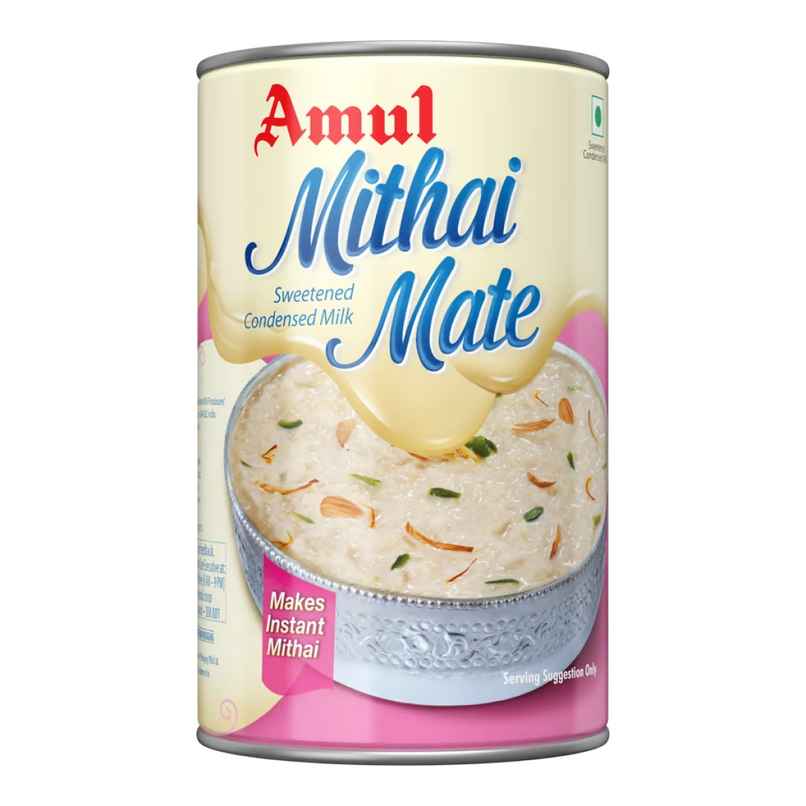 Amul Mithai Mate Condensed Sweetened Milk Tin | Rich & Creamy