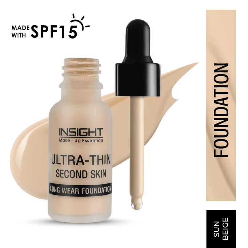 Insight Cosmetics Ultra-Thin Second Skin Long Wear Foundation - 03 Sunbeige(20Ml) Insight Cosmetics Ultra-Thin Second Skin Long Wear Foundation - 03 Sunbeige(20Ml)