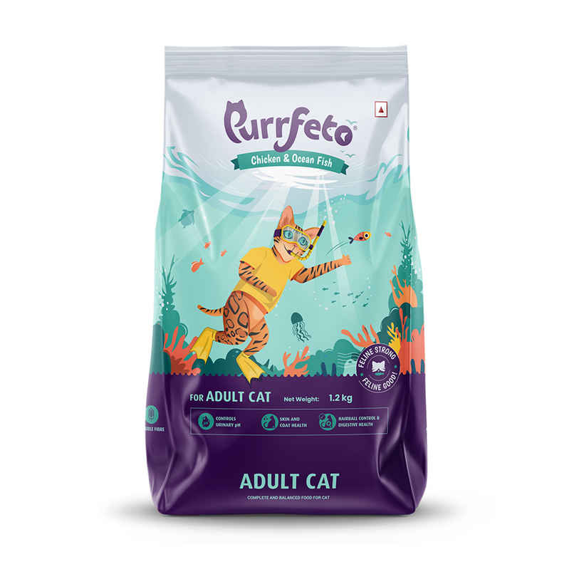 Purrfeto Dry Cat Food Chicken & Ocean Fish | Adult
