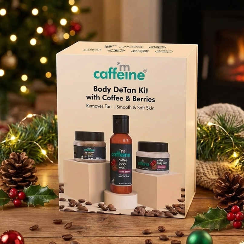 mCaffeine Miniature Coffee Body Detan Skin Care Gift Set