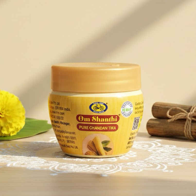 Cycle Pure Om Shanthi Chandan Tika | Pure Sandalwood Paste Cycle Pure Om Shanthi Chandan Tika | Pure Sandalwood Paste