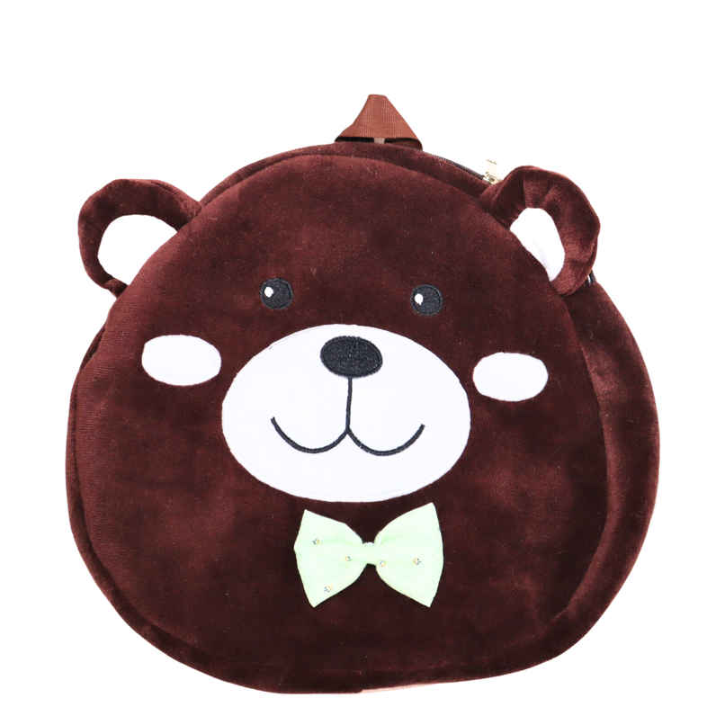 Toytales Teddy Bear Face Bag | Plush Backpack | Kids School Bag | Birthday Gift