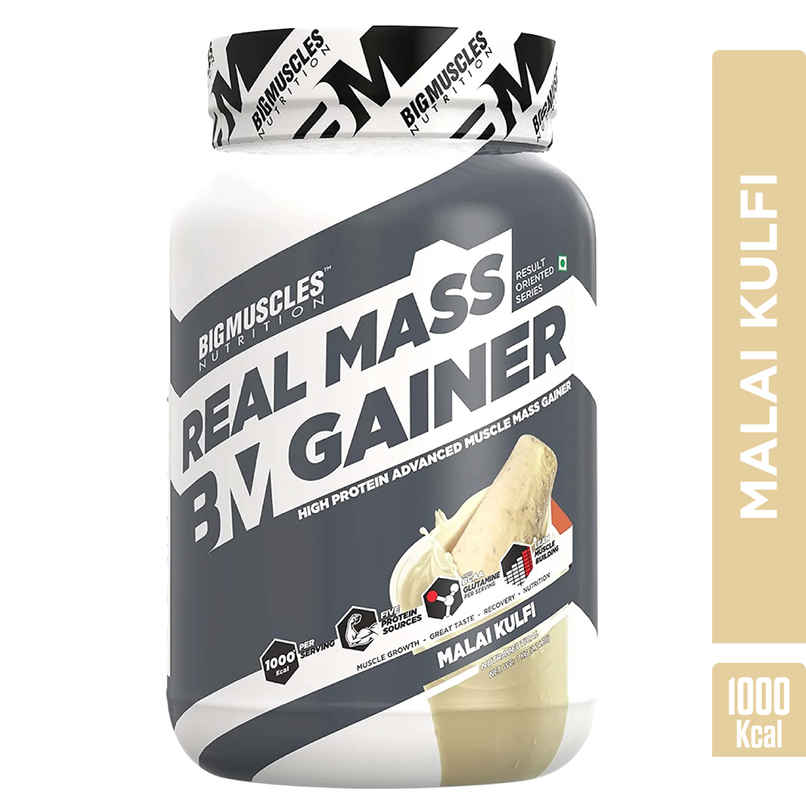 Big Muscles Nutrition Real Mass Gainer | Malai Kulfi