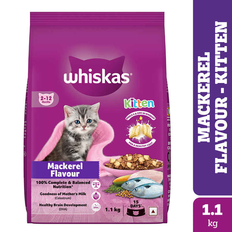 Whiskas Kitten Mackerel Flavour Dry Cat Food Whiskas Kitten Mackerel Flavour Dry Cat Food