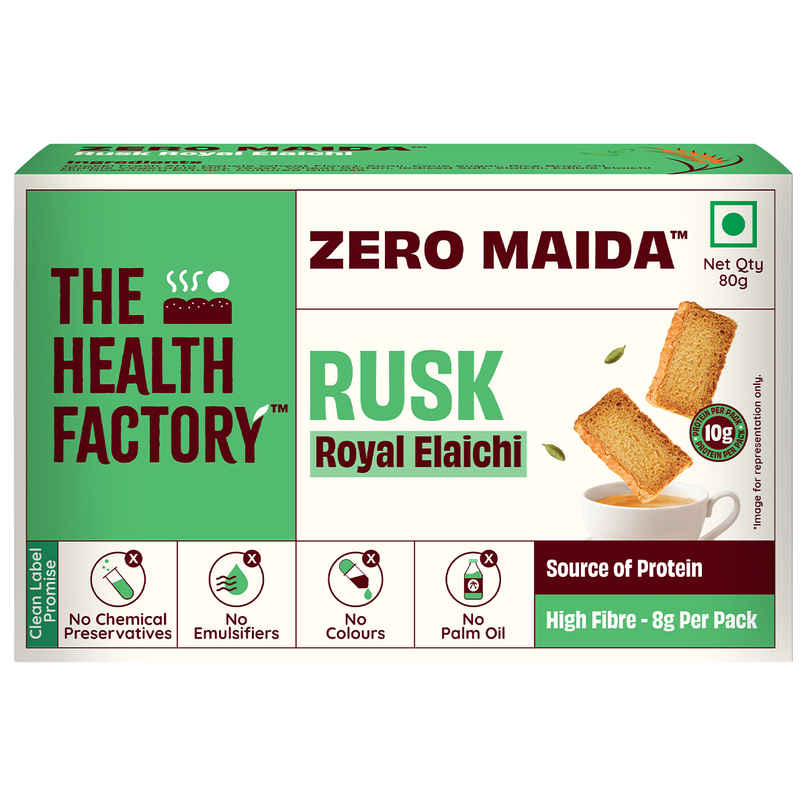 The Health Factory Zero Maida Rusk - Royal Elaichi