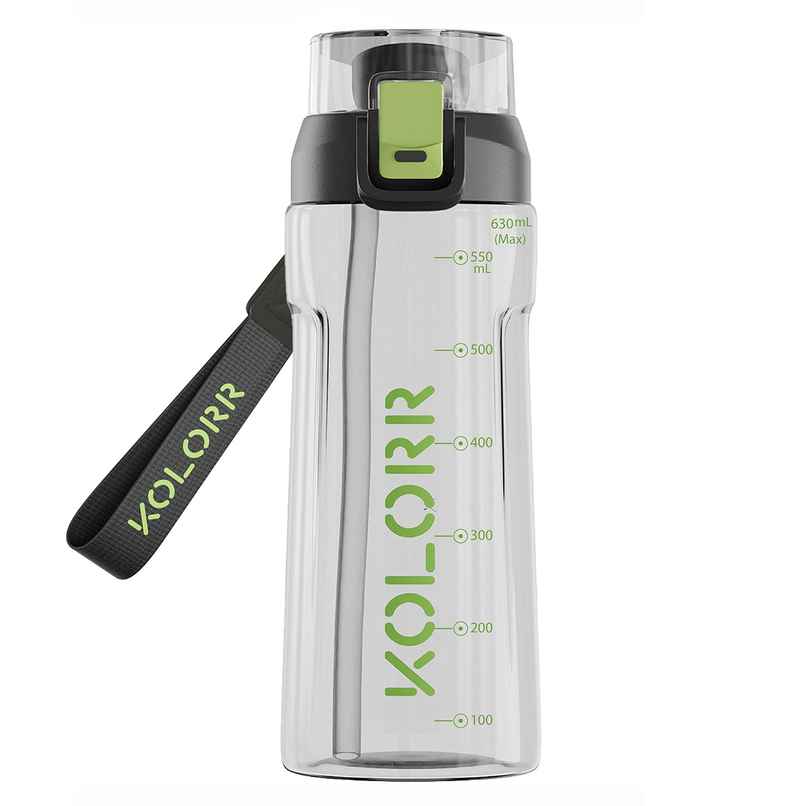 Kolorr Glide 630 ml Bottle | Black & Green | Ideal for Travel & Everyday Hydration