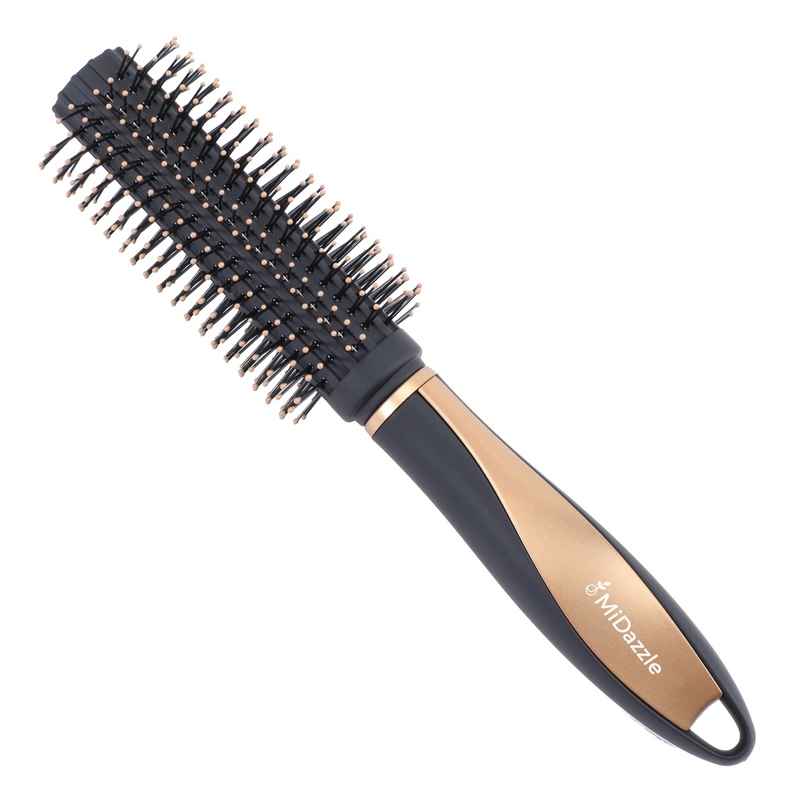 Midazzle Premium Round Black And Gold Hair Brush |MIHB0008 Midazzle Premium Round Black And Gold Hair Brush |MIHB0008