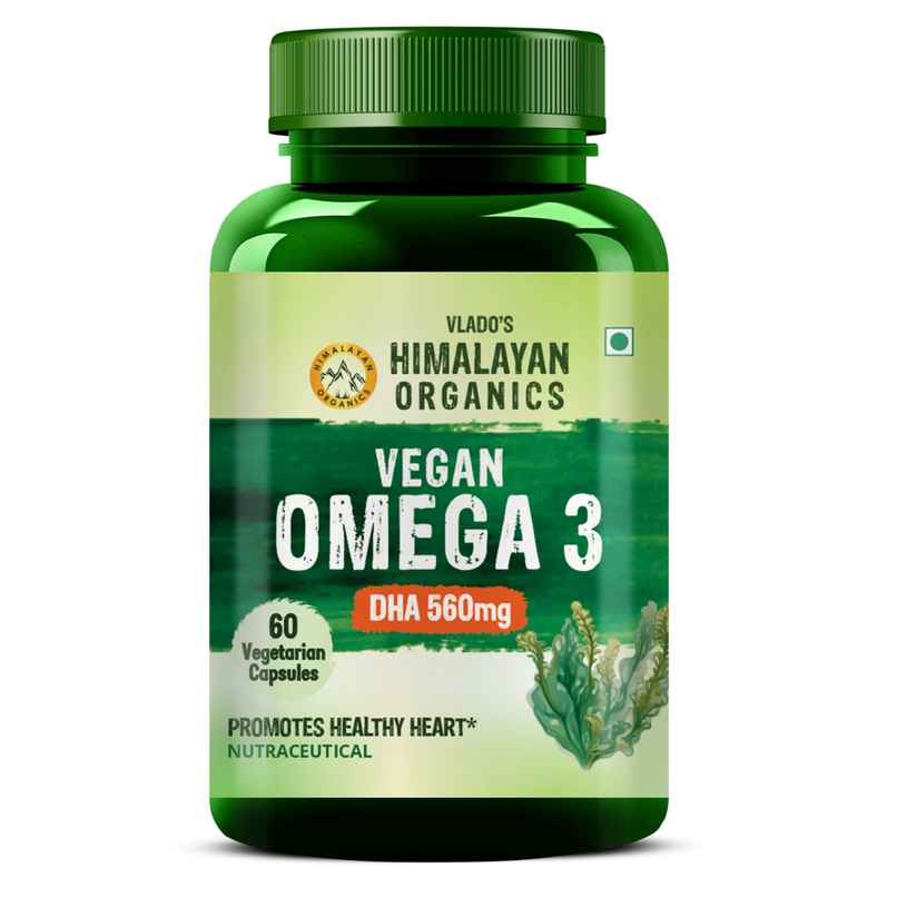 Himalayan Organics VeGan Omega 3 with DHA 60 VEG capsules Himalayan Organics VeGan Omega 3 with DHA 60 VEG capsules