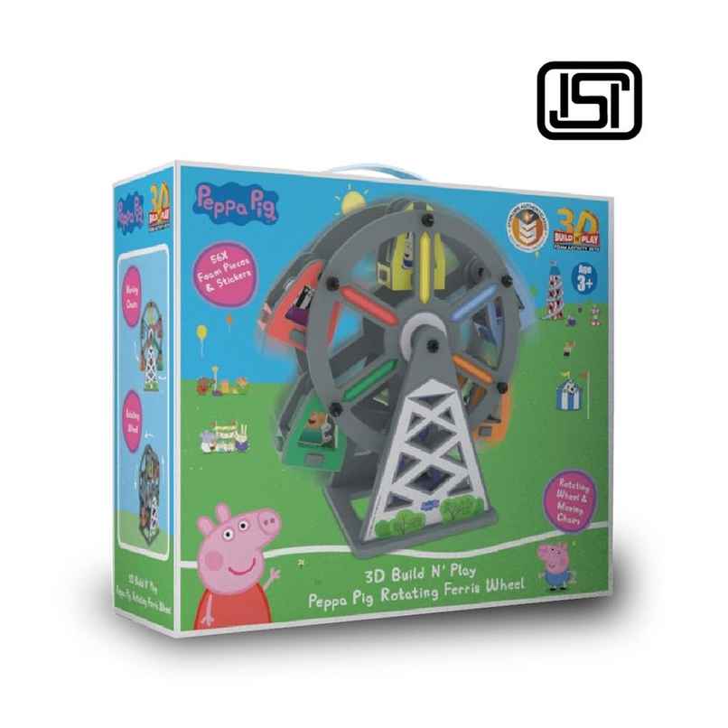 3D Build N' Play - Peppa Pig Rotating Ferris Wheel