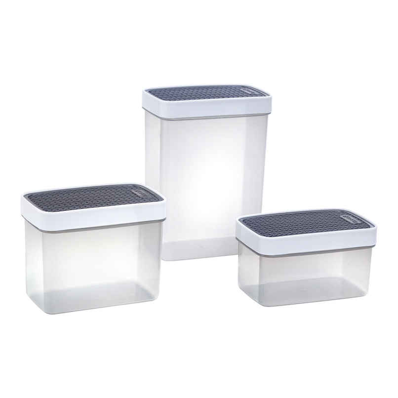 Joyo Vacu Fresh Rectangle Container (3 Pcs Set) (201,202,203) Tr Pl