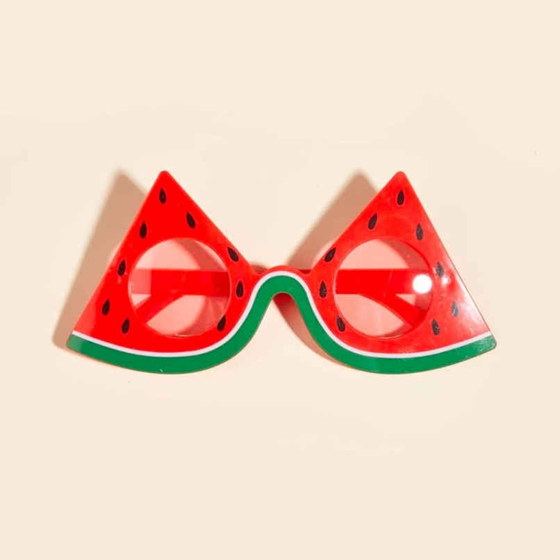 Chrome Watermelon Party Glasses - Assorted Chrome Watermelon Party Glasses - Assorted