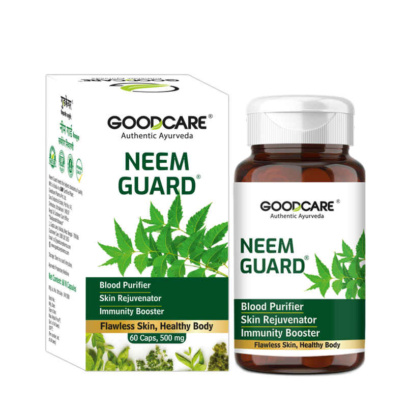 Goodcare Neem Guard Ayurvedic Capsules For Clear And Healthy Skin 60 Capsules Goodcare Neem Guard Ayurvedic Capsules For Clear And Healthy Skin 60 Capsules