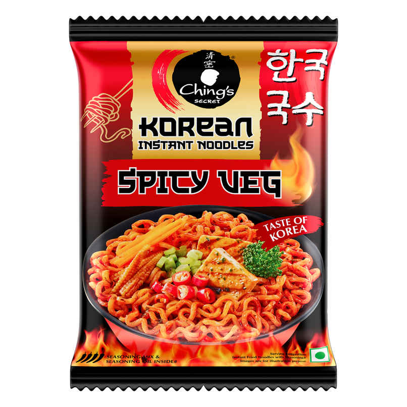 Ching's Secret Korean Instant Spicy Veg Noodles