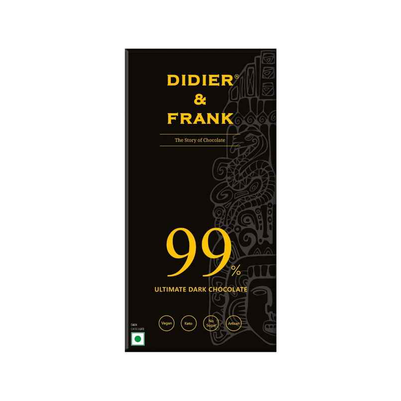 Didier & Frank 99% Dark Chocolate Bar | Premium & Indulgent Didier & Frank 99% Dark Chocolate Bar | Premium & Indulgent