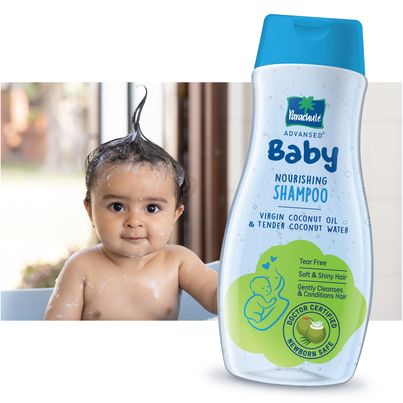 Parachute Advansed Baby Shampoo For Kids Tear Free Tender Coconut Water & Virgin Coconut Oil