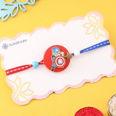Kids Captain America Rakhi (Floweraura)