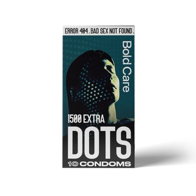 Bold Care Extra Dotted Condom - 1500 Raised Dots