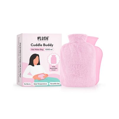 Plush Hot Water Bag-Cuddle Buddy With Removable Cover