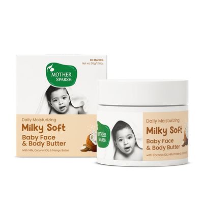Mother Sparsh Milky Soft Baby Face & Body Butter Mother Sparsh Milky Soft Baby Face & Body Butter