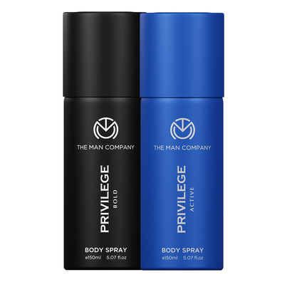 The Man Company Deodorants for Men - Privilege Active & Bold | Premium Fragrance Body Spray The Man Company Deodorants for Men - Privilege Active & Bold | Premium Fragrance Body Spray