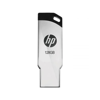 HP V236W 128GB USB 2.0 Pen Drive, Metal Silver HP V236W 128GB USB 2.0 Pen Drive, Metal Silver
