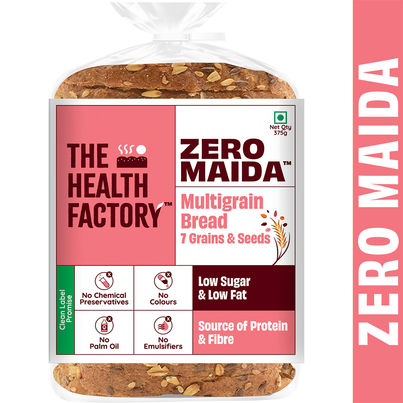 The Health Factory Zero Maida Multigrain Bread | Clean Label - Not Brown The Health Factory Zero Maida Multigrain Bread | Clean Label - Not Brown