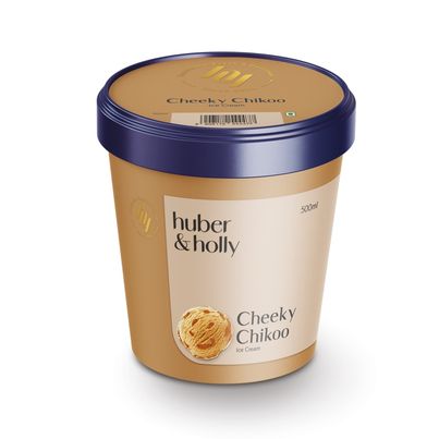 Huber & Holly Cheeky Chikoo Ice Cream Tub