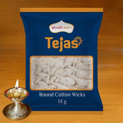 Tejas Round Cotton Wicks | Shubhkart