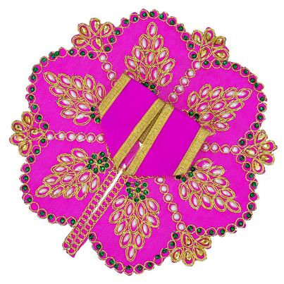 Floral Decorative Laddu Gopal Dress for Idol (Size 4) Krishna Costume | Krishna Janmastami Special (Ecraftindia) Floral Decorative Laddu Gopal Dress for Idol (Size 4) Krishna Costume | Krishna Janmastami Special (Ecraftindia)