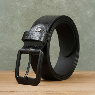 Teakwood Men's Leathers Belt | Black - 38 in Teakwood Men's Leathers Belt | Black - 38 in
