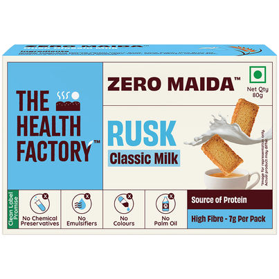 The Health Factory Zero Maida Rusk - Classic Milk The Health Factory Zero Maida Rusk - Classic Milk