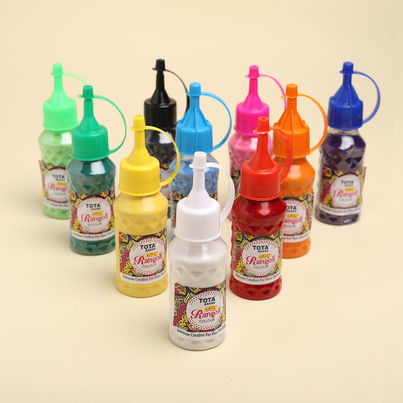 Tota Rangoli Color Bottle - Assorted