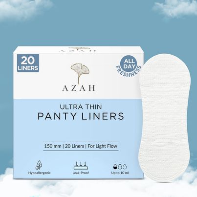 Azah Rash Free Panty Liners - (Pack Of 20)