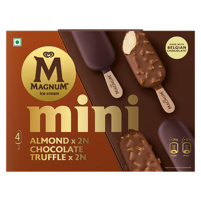 Kwality Walls Magnum Mini Multipack Almond And Chocolate Truffle Ice Cream Stick Kwality Walls Magnum Mini Multipack Almond And Chocolate Truffle Ice Cream Stick