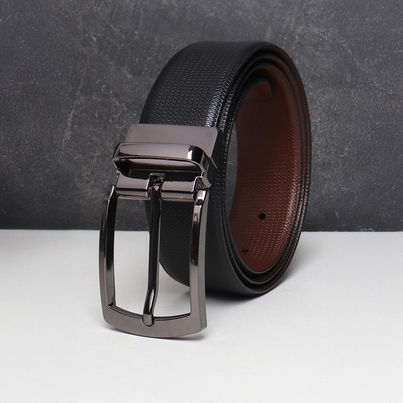 Teakwood Men's Leathers Belt | Black and Brown - 36 in Teakwood Men's Leathers Belt | Black and Brown - 36 in