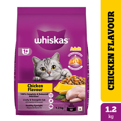 Whiskas Adult Chicken Flavour Dry Cat Food