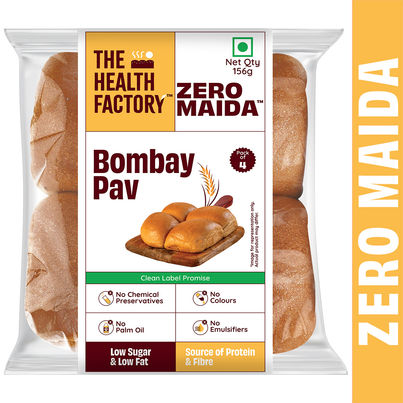 The Health Factory Zero Maida Bombay Pav | Clean Label - Not Brown The Health Factory Zero Maida Bombay Pav | Clean Label - Not Brown