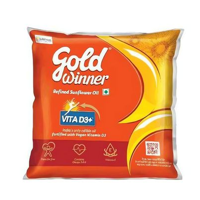 Gold Winner Refined Sunflower Oil - Pouch