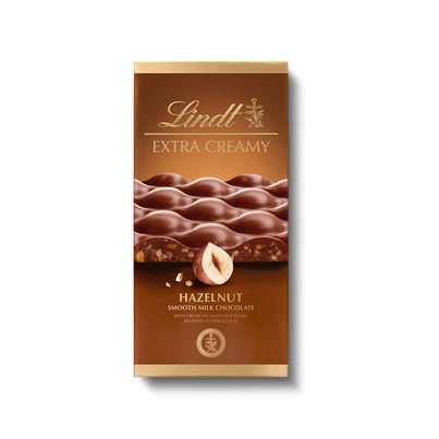 Lindt Extra Creamy Hazelnut Tablet