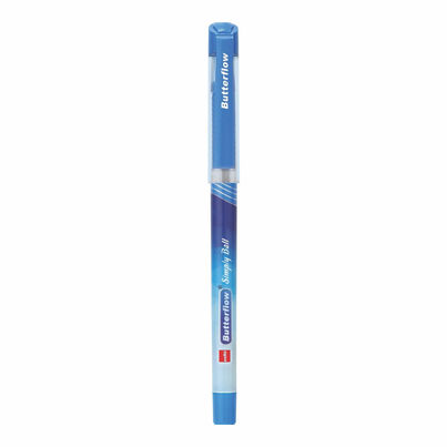 Cello Butterflow Simply Ball pen Blue 5 pcs Pouch