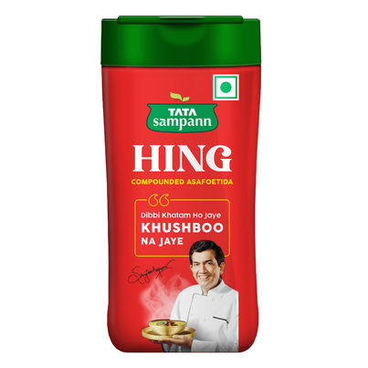 Tata Sampann Hing, Compounded Asafoetida | Bandhani Hing, Strong Flavour & Aroma