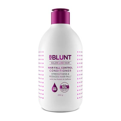 BBlunt Hair Fall Control Conditioner Pea Protein & Caffeine For Stronger Hair BBlunt Hair Fall Control Conditioner Pea Protein & Caffeine For Stronger Hair