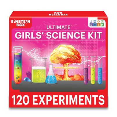Einstein Box Ultimate Girls' Science Kit For Girls Ages 6-8-10-12 Years